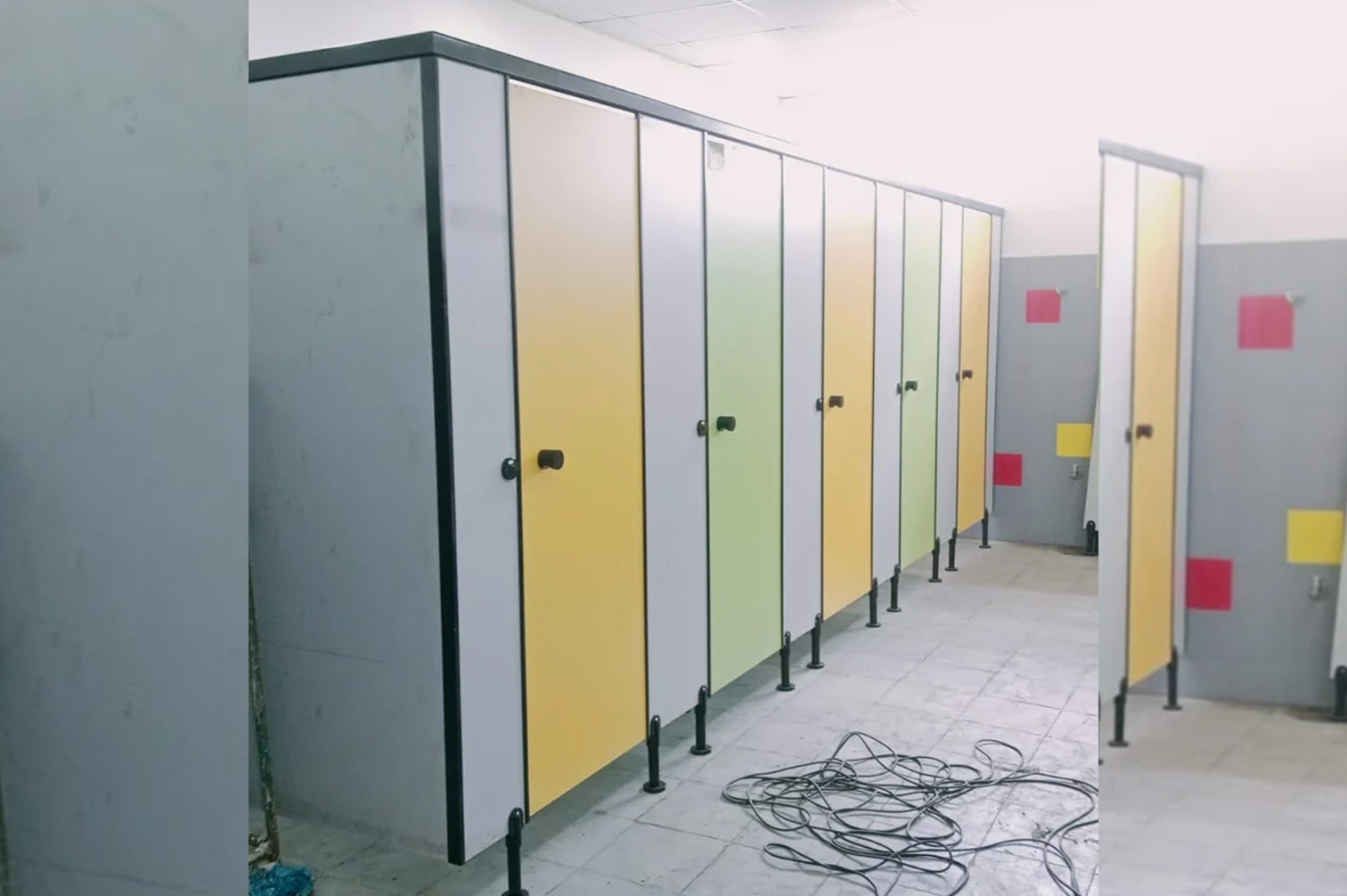 Nylon Toilet Cubicle
