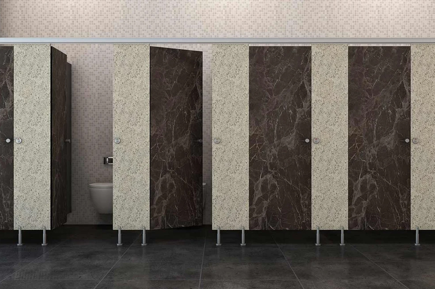 Stainless Steel Toilet Cubicle Manufacturer, Trader & Service Provider in Agra, Aligarh, Bhopal, Bulandshahr, Delhi NCR, Gwalior, Gurgaon, Hathras, Indore, Jattari, Kasganj, Khair, Khurja, Mathura, Meerut, Palwal & India